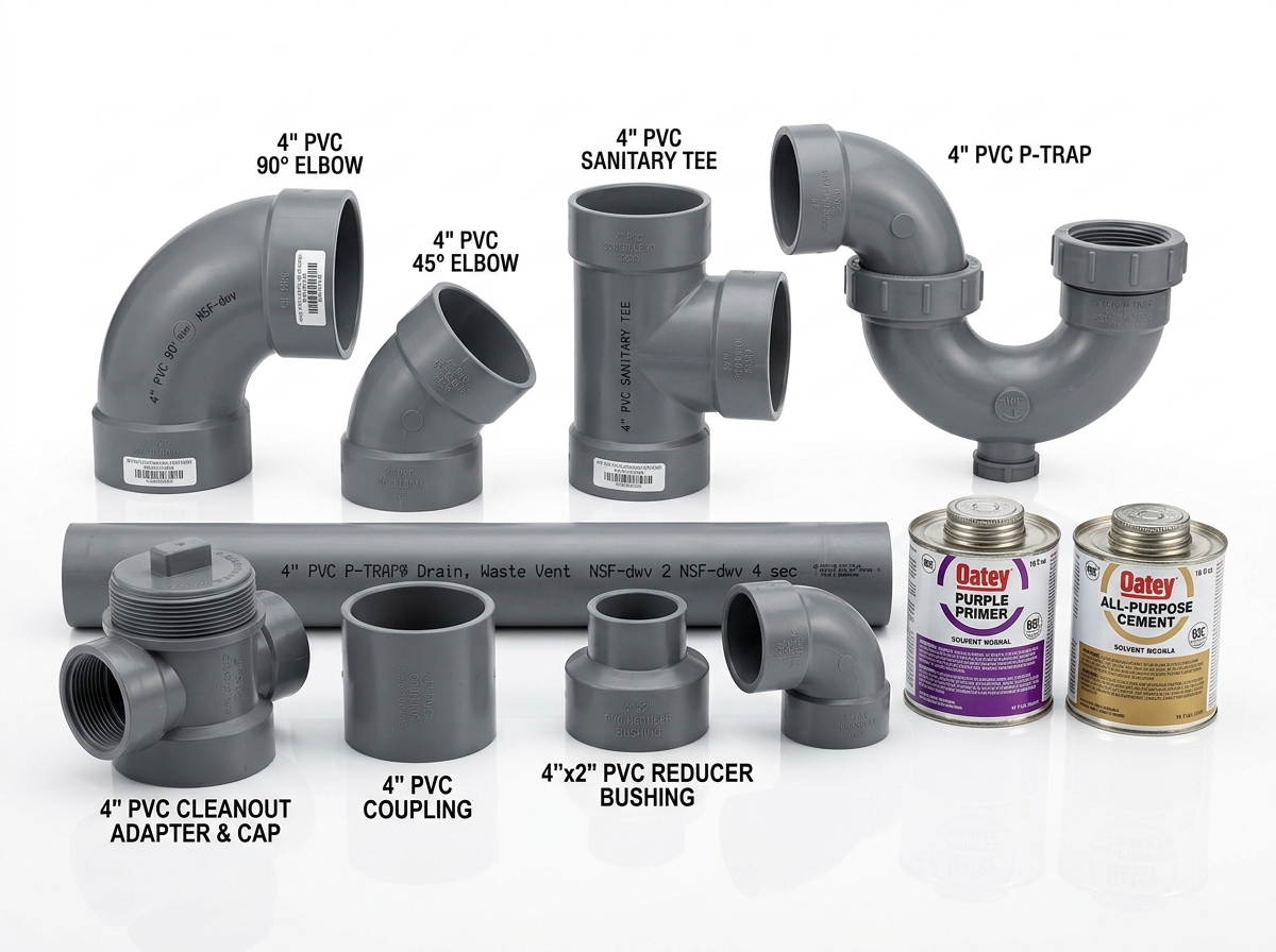 PVC Drainage Pipes & Sewage Fittings